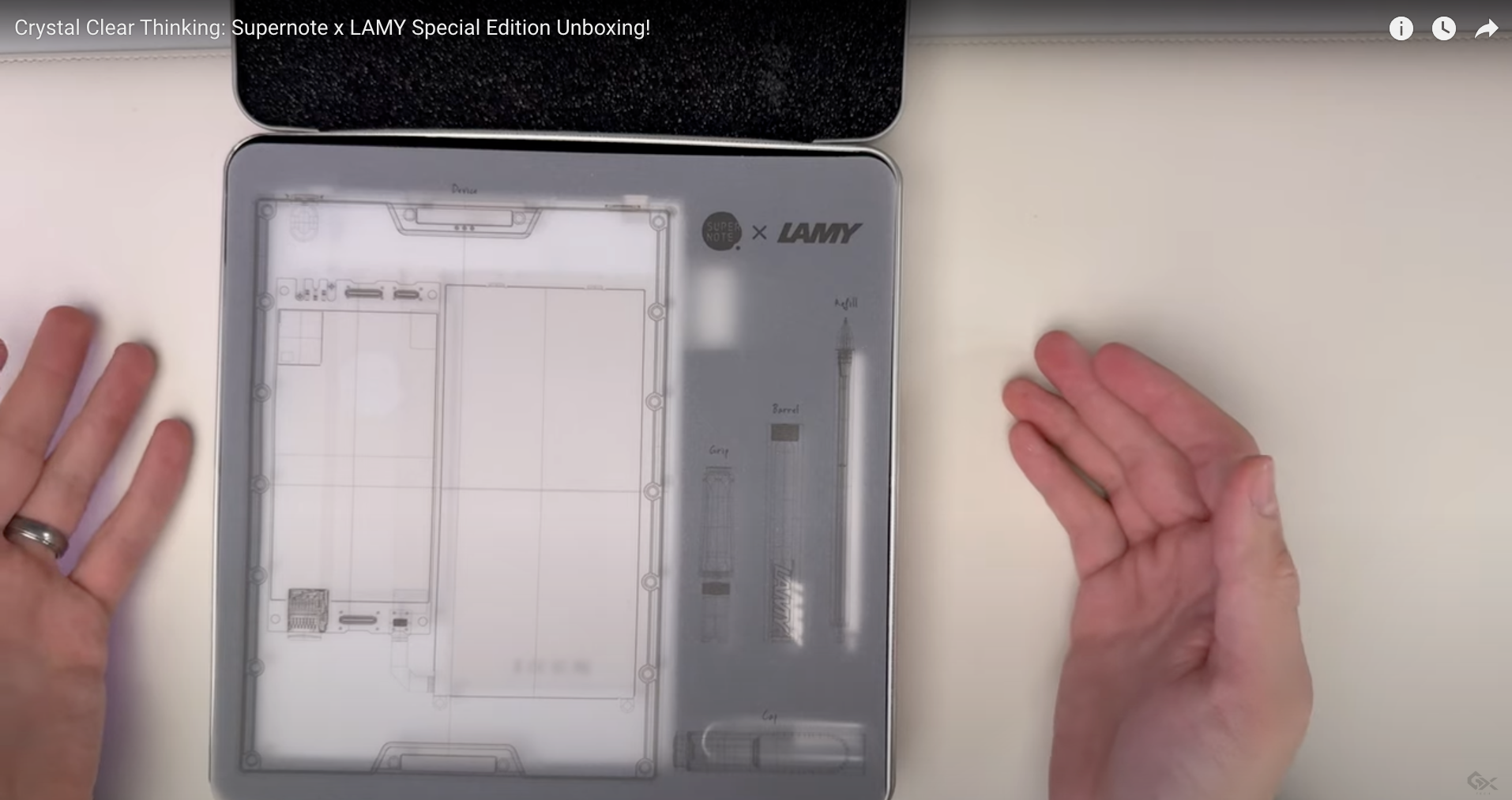 Supernote x LAMY Crystal Clear Thinking (Special Set) – Supernote