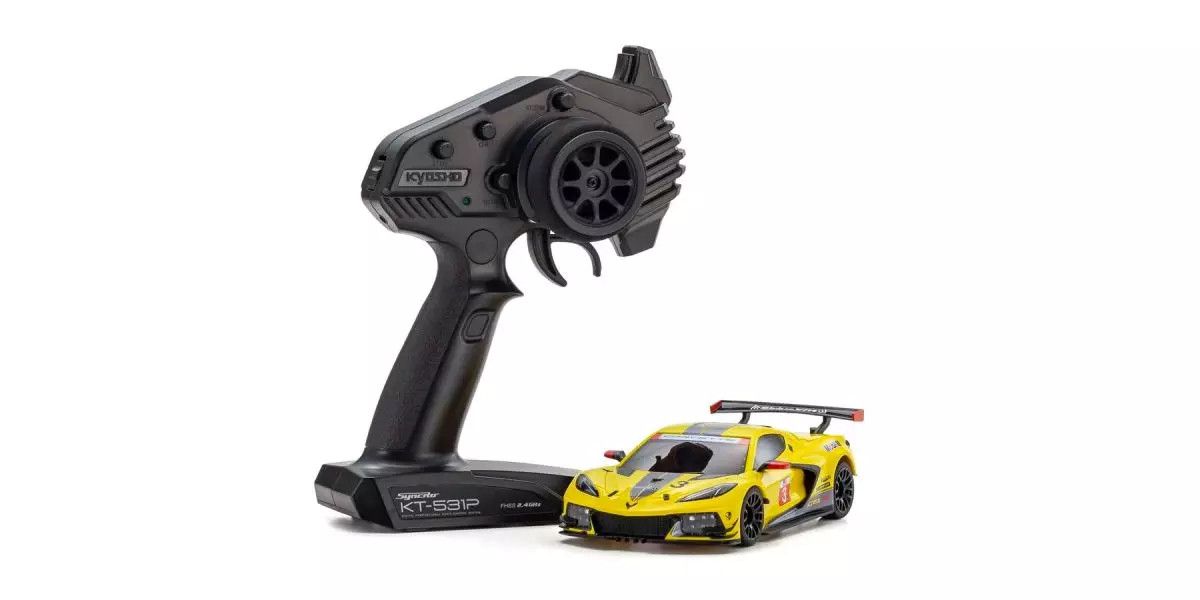 MINI-Z Racer MR-04 RWD CHEVROLET CORVETTE C8.R YELLOW Readyset RTR