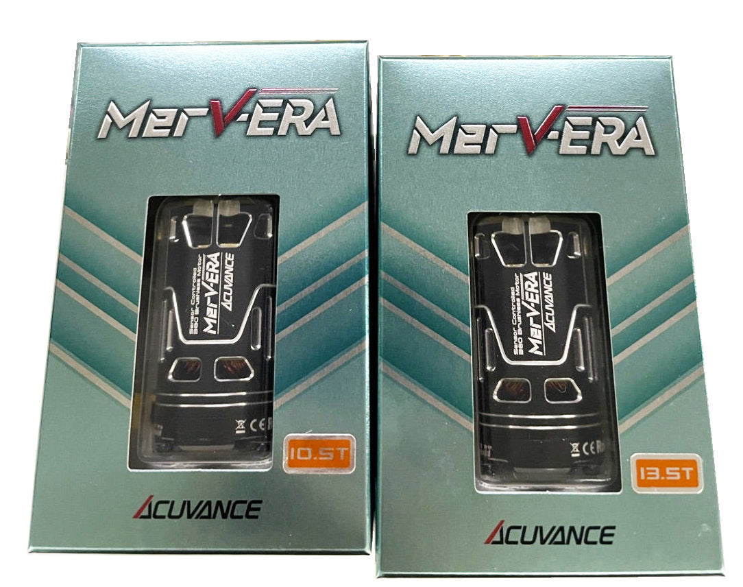 MerV-ERA 380 Brushless Motor for 1-10 RC CAR - 13.5T 10.5T - Black