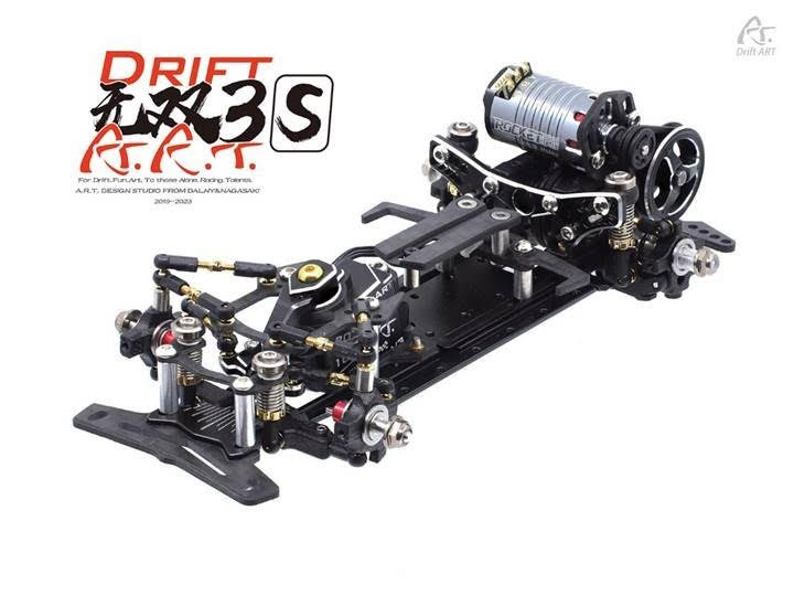 DRIFT ART DA3S 3 - 1-28 PREMIUM FULL OPTION RWD Drift Car Kit