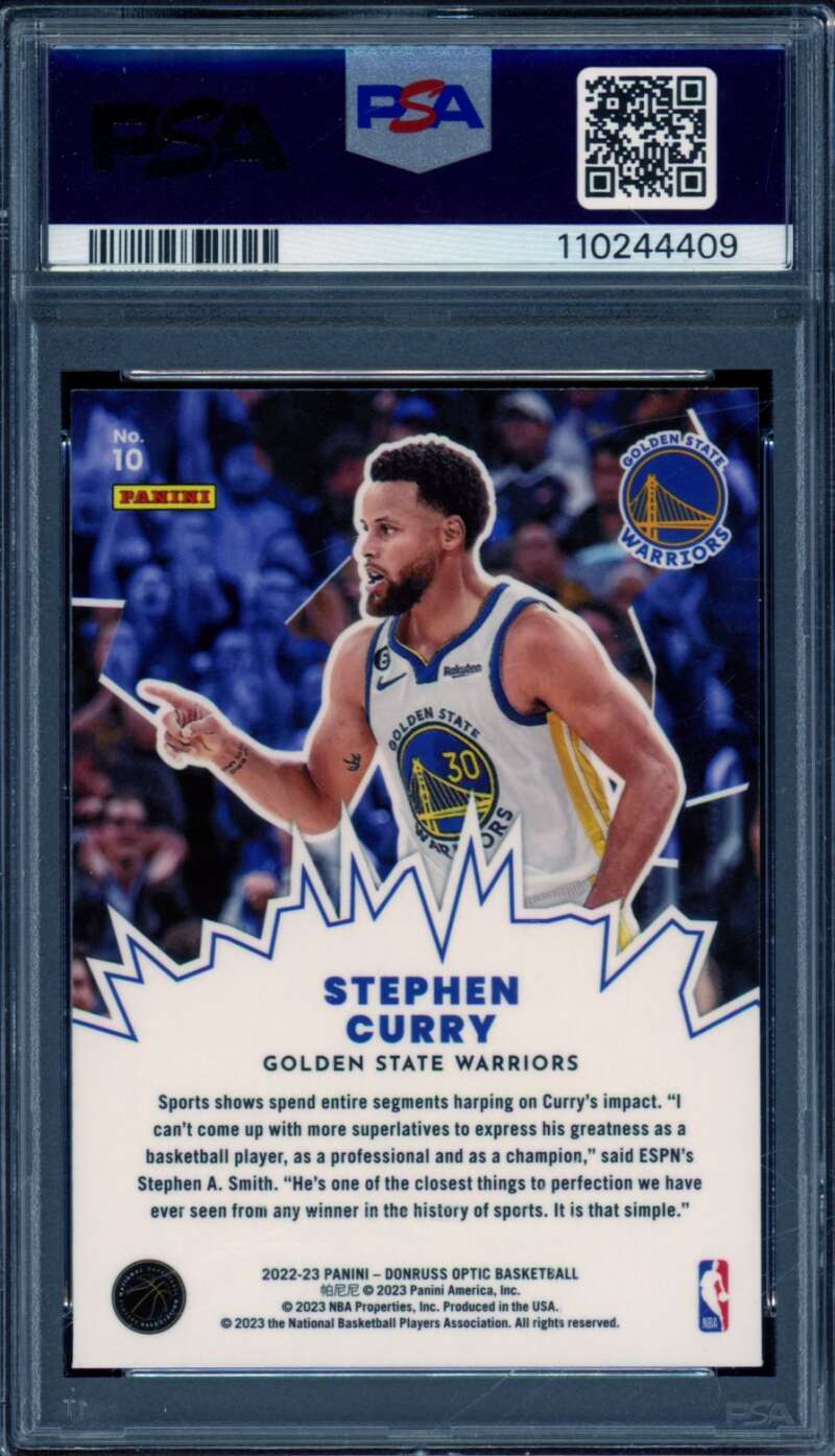 2022-23 Panini Donruss Optic - My House Stephen Curry #10 for sale