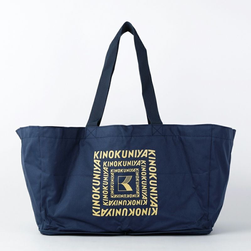 紀ノ国屋 折りたためる保冷カゴバッグ インディゴ | 紀ノ国屋 公式