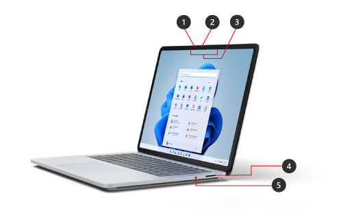Surface Laptop Studio の機能 - Microsoft サポート