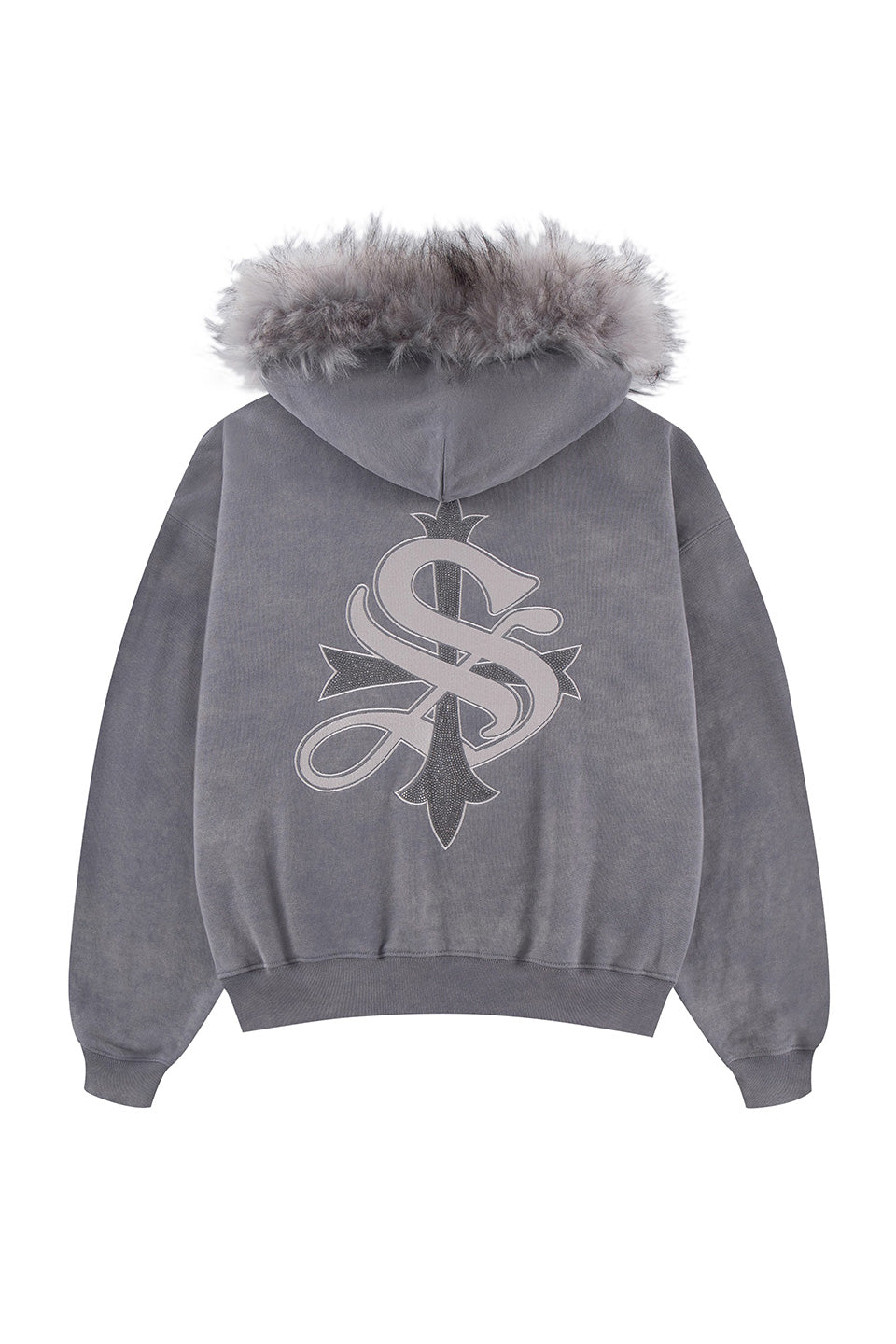 Faux Fur Cross Zip Hoodie｜SUPPLIER｜フーディー