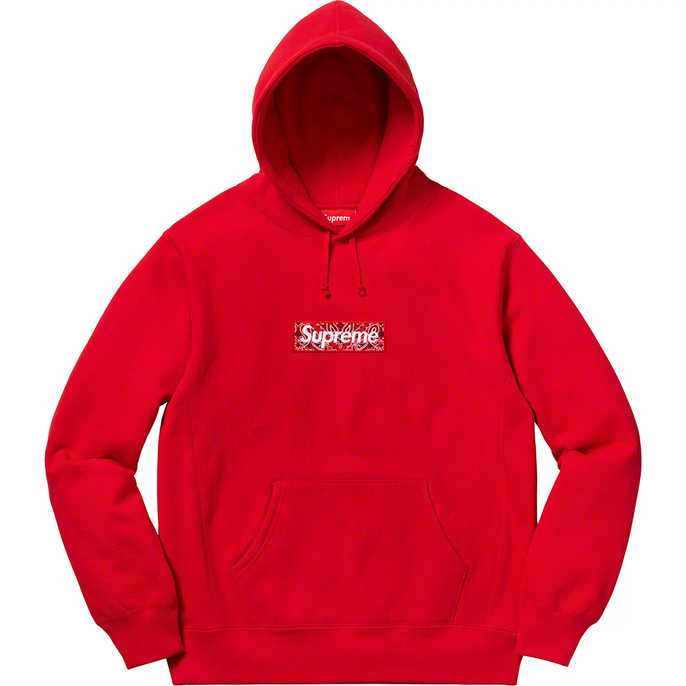 Bandana Box Logo Hooded Sweatshirt | Supreme 19fw