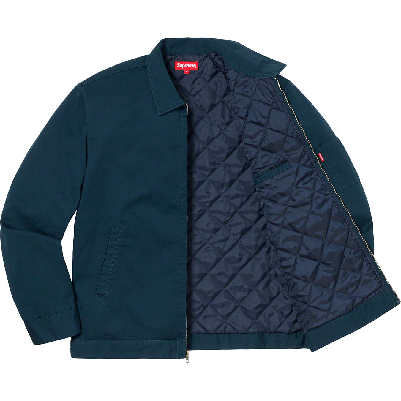 Cop Car Embroidered Work Jacket | Supreme 19fw
