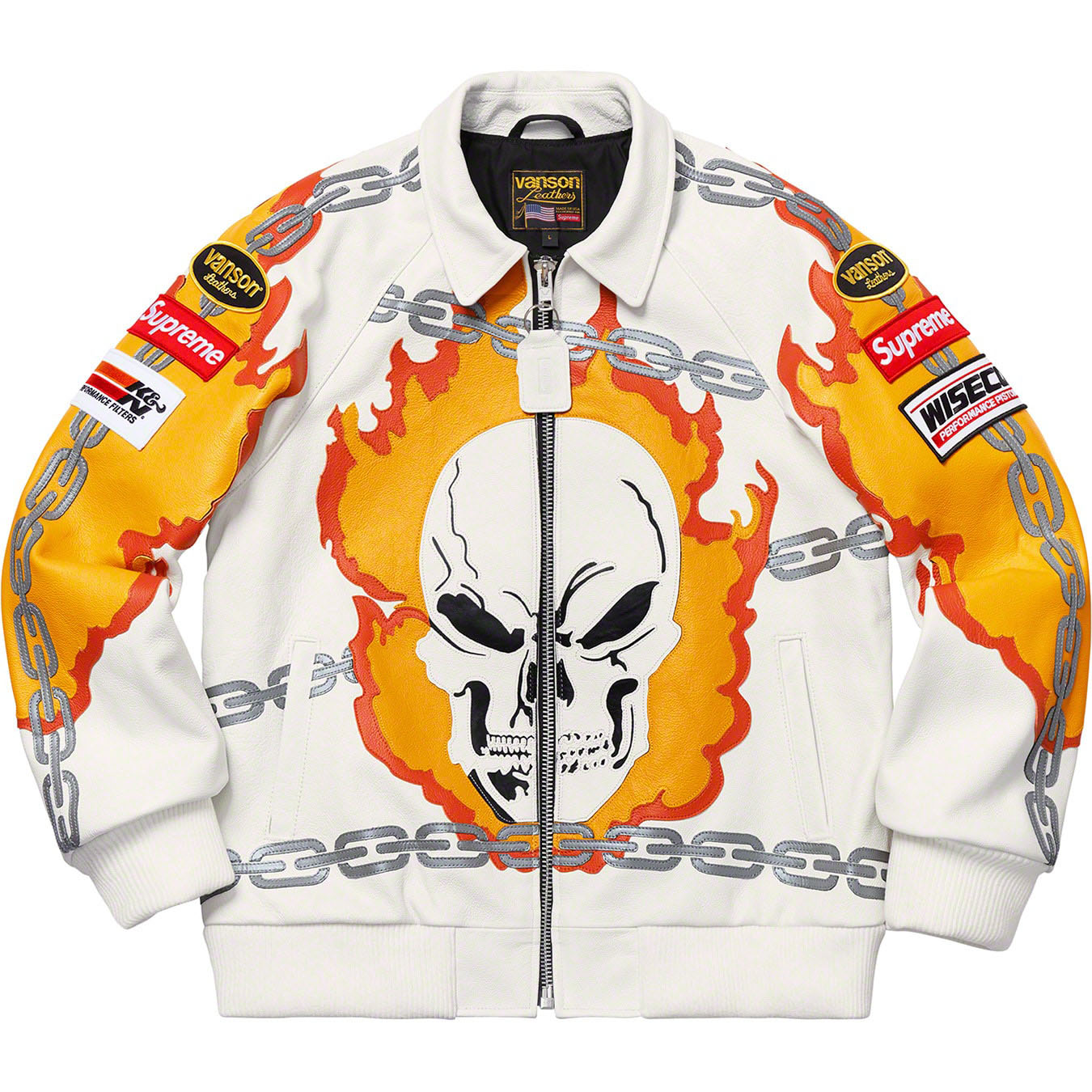 Supreme®/Vanson Leathers® Ghost Rider© Jacket | Supreme 19ss