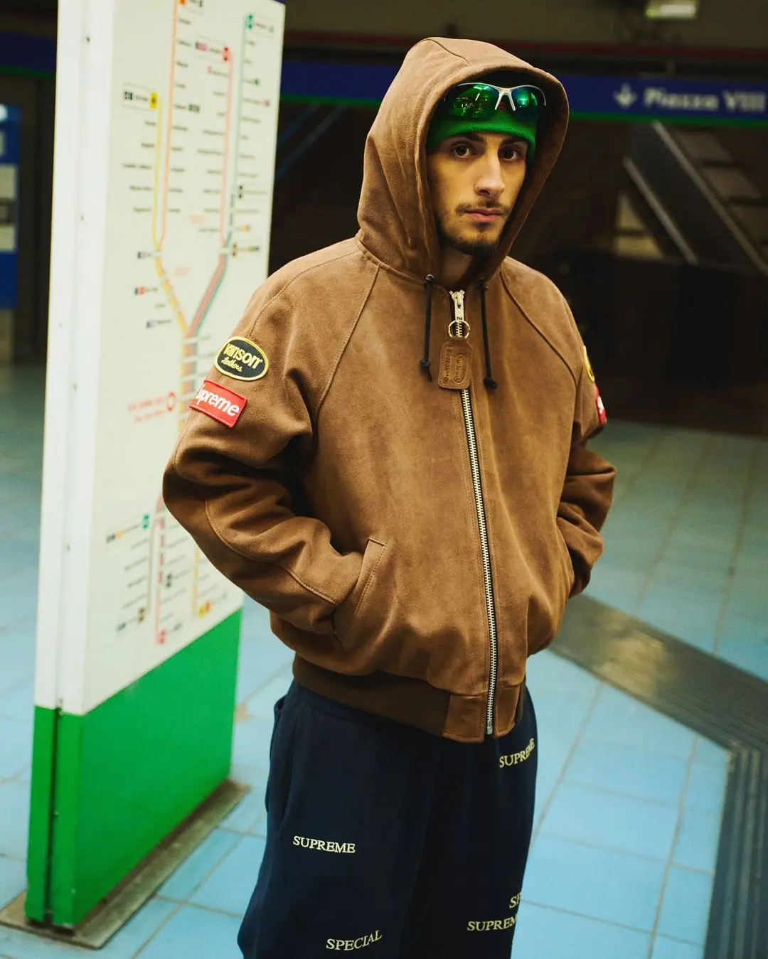 Supreme®/Vanson Leathers® Hooded Work Jacket | Supreme 24fw