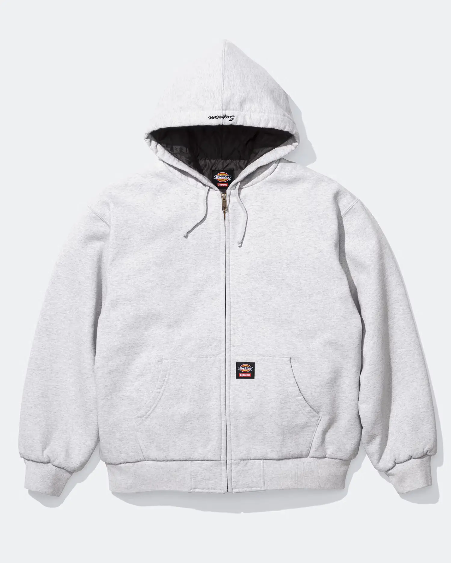 Supreme®/Dickies® Quilted Lined Zip Up Hooded Sweatshirt | Supreme