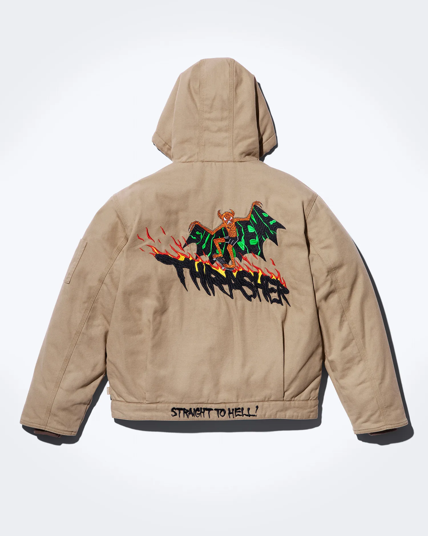 Supreme®/Thrasher® Hooded Work Jacket | Supreme 24fw