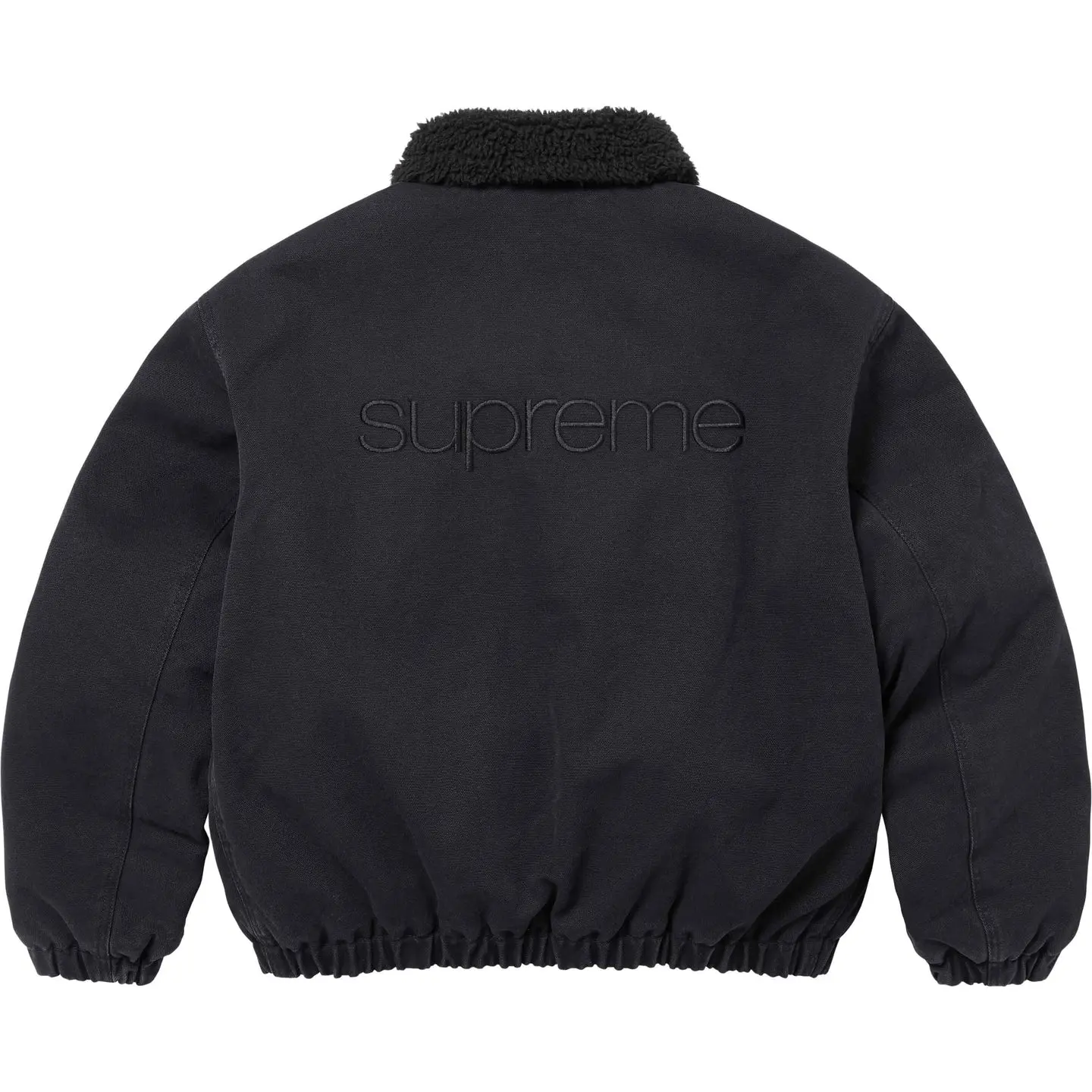 Faux Shearling Lined Bomber Jacket | Supreme 24fw