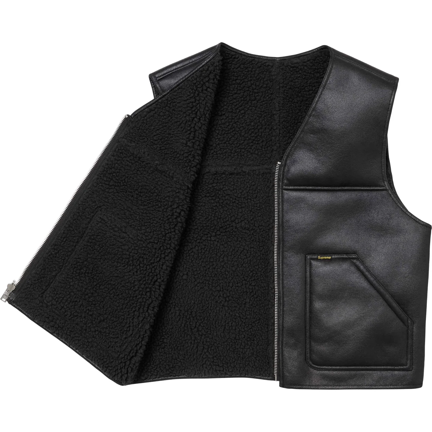 Reversible Faux Shearling Vest | Supreme 24fw