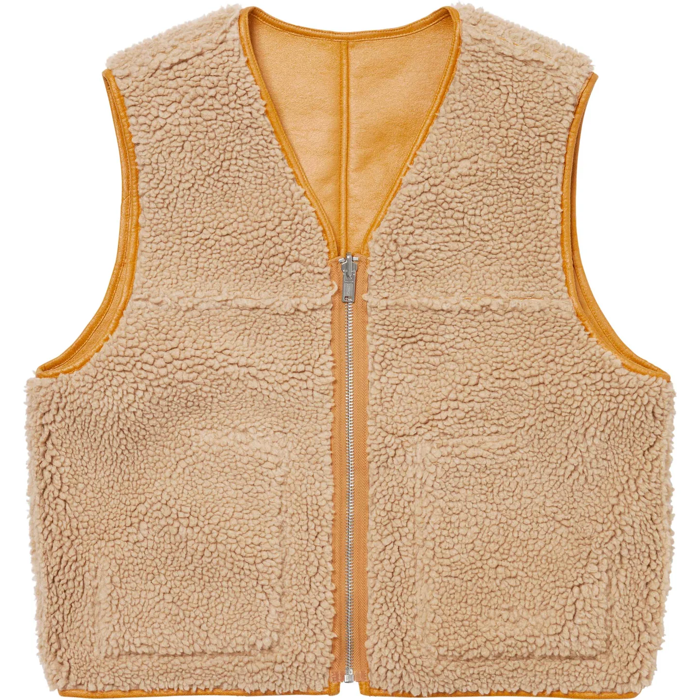 Reversible Faux Shearling Vest | Supreme 24fw