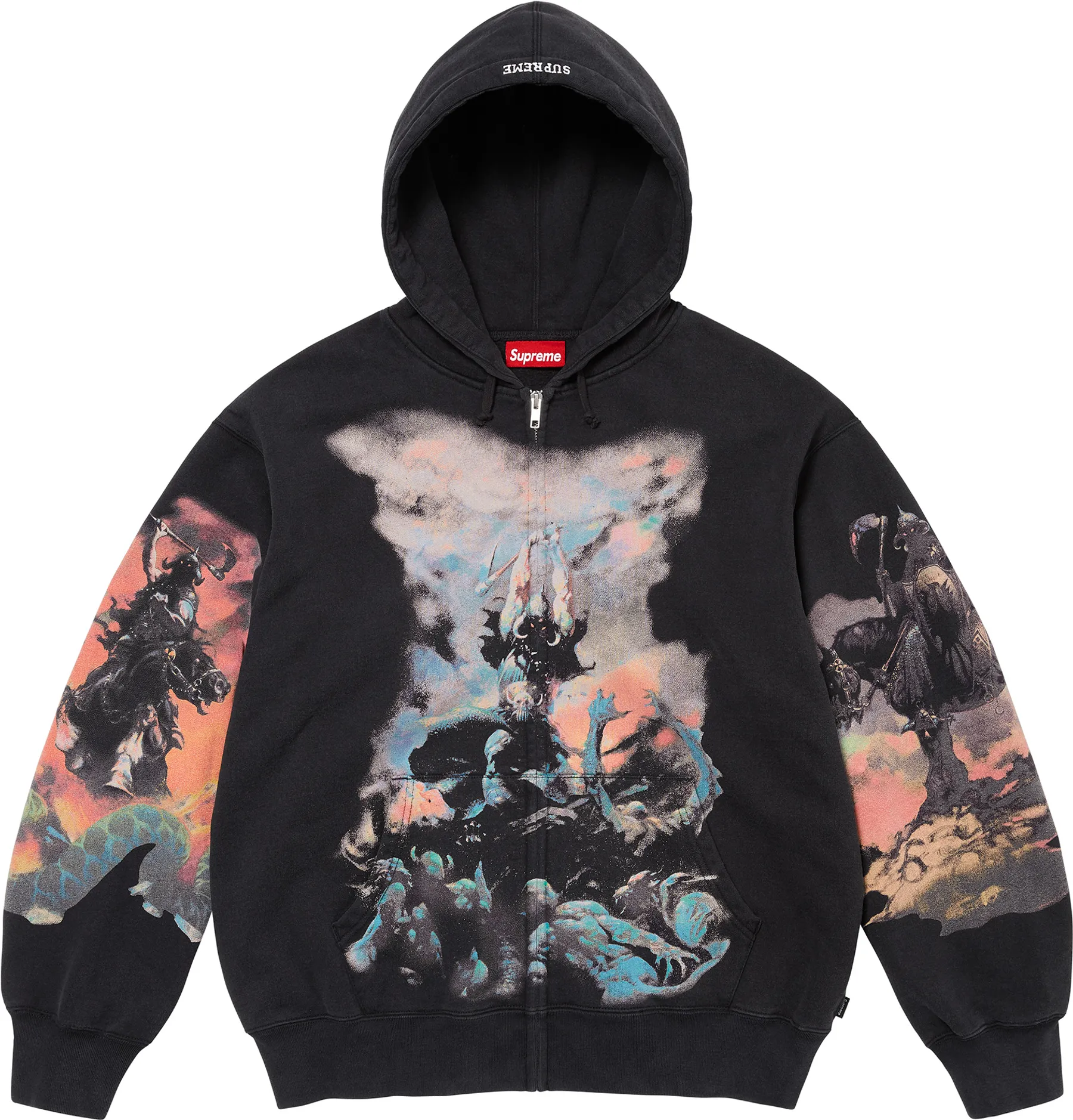 Supreme/Frank Frazetta Zip Up Hooded Sweatshirt | Supreme 24fw
