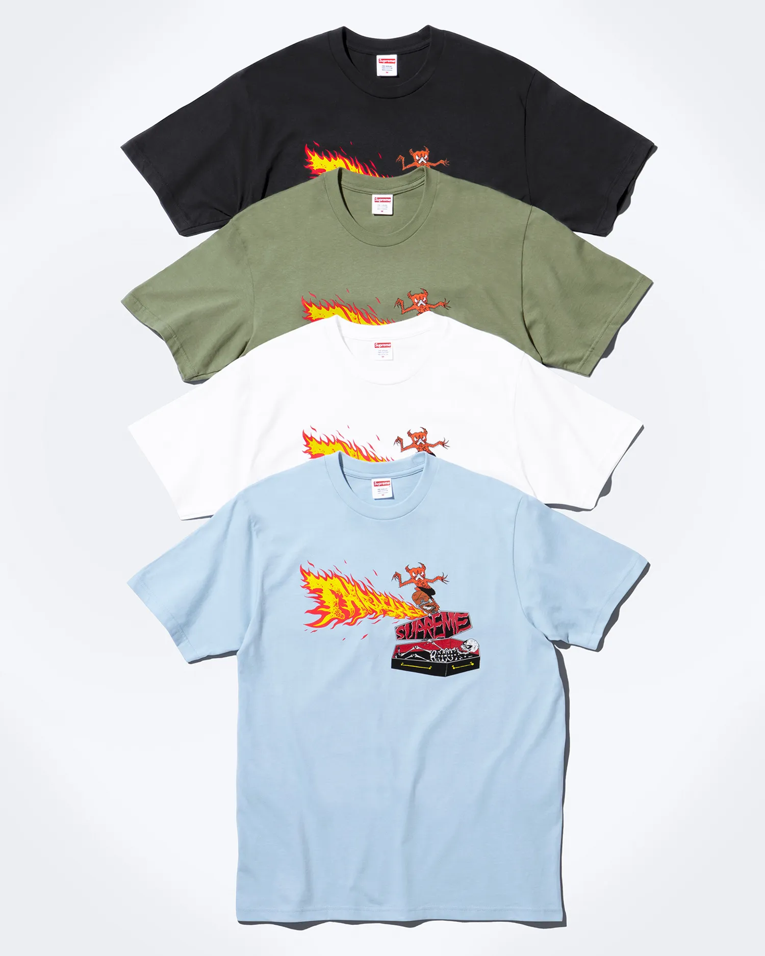 Supreme®/Thrasher® Back Tail Tee | Supreme 24fw