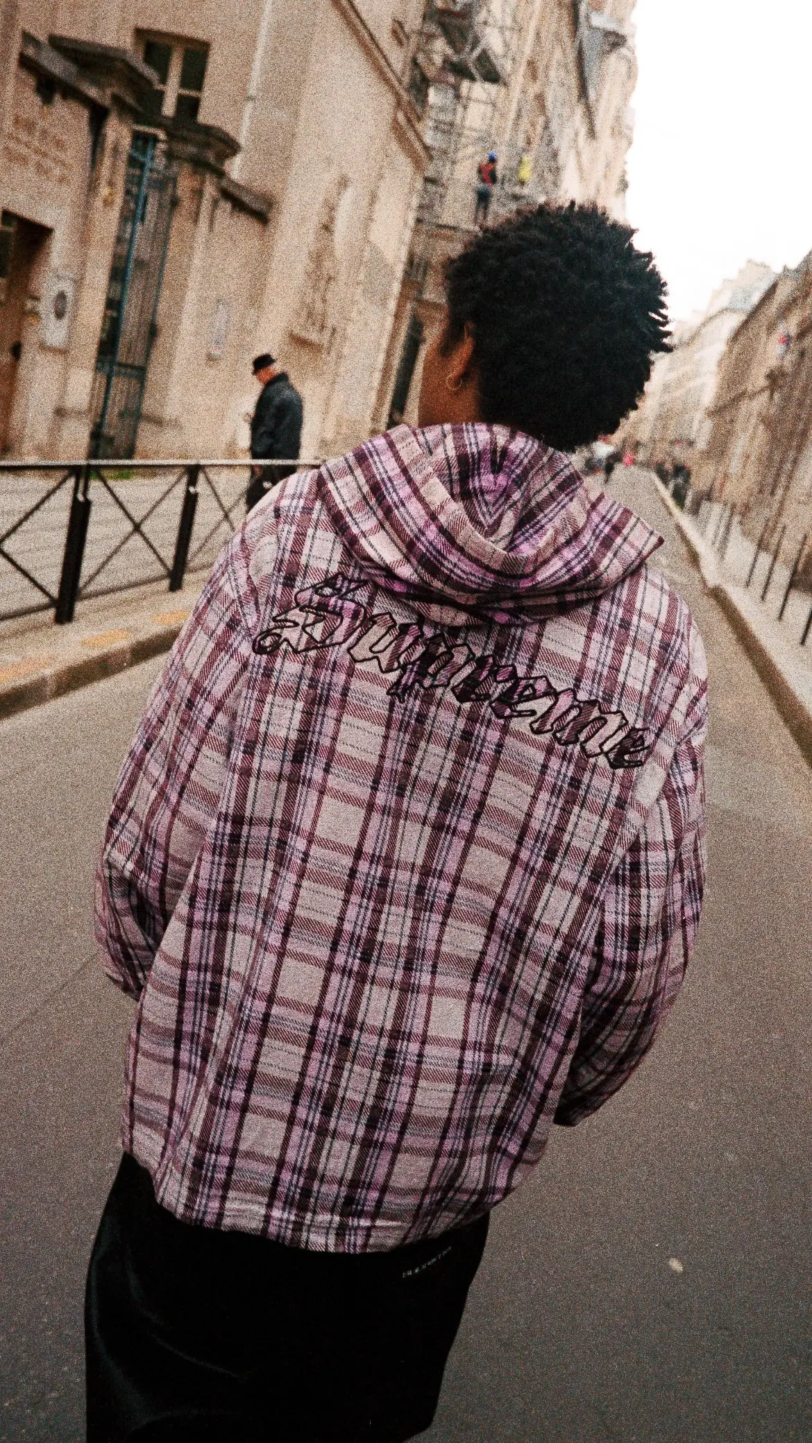 Printed Hooded Flannel Shirt | Supreme 24ss