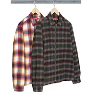 Shadow Plaid Flannel Zip Up Shirt | Supreme 24ss