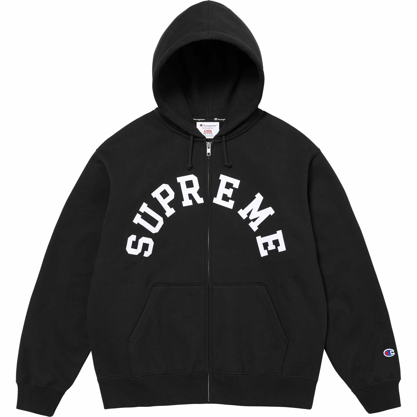 Supreme®/Champion® Zip Up Hooded Sweatshirt | Supreme 24ss