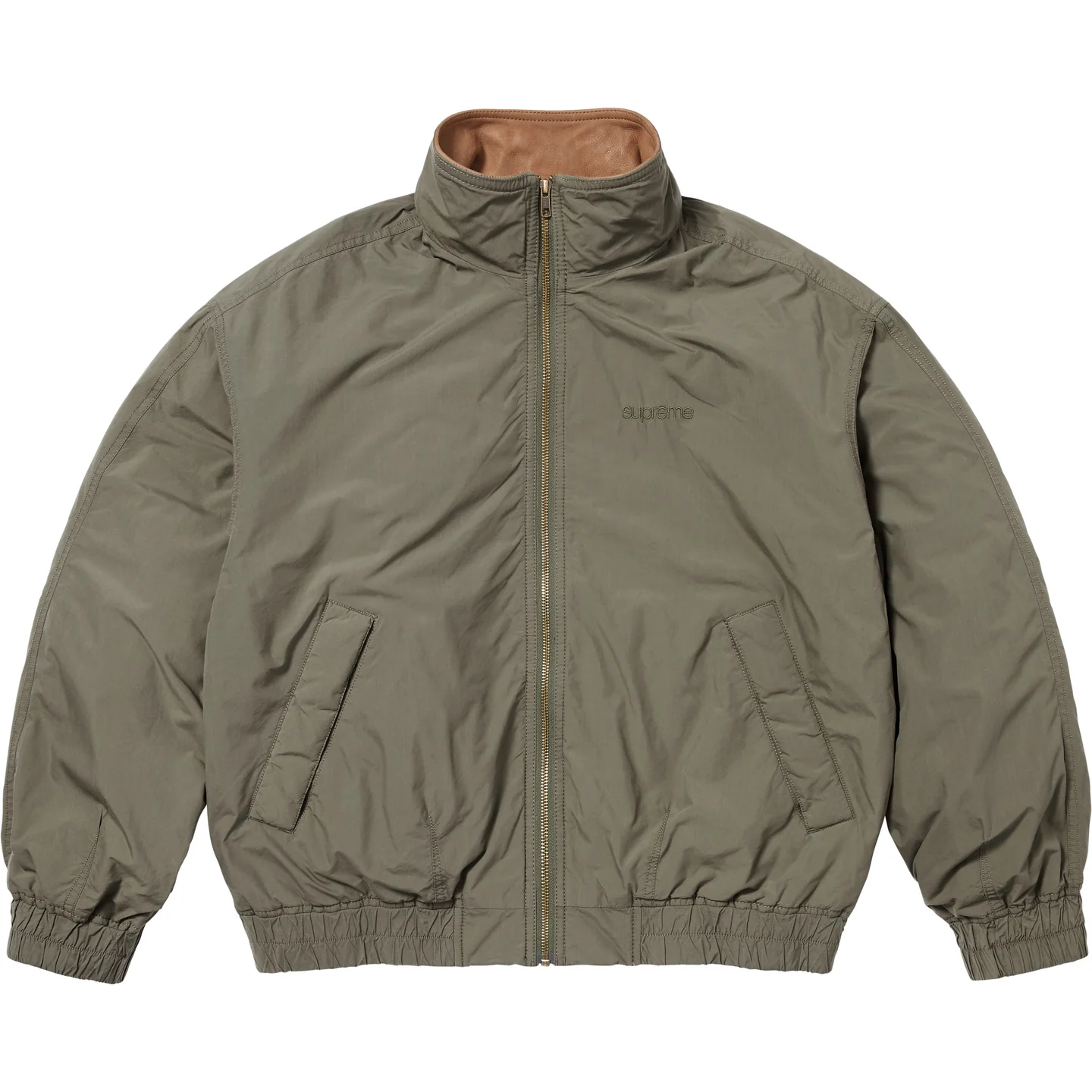 Leather Collar Utility Jacket | Supreme 25ss