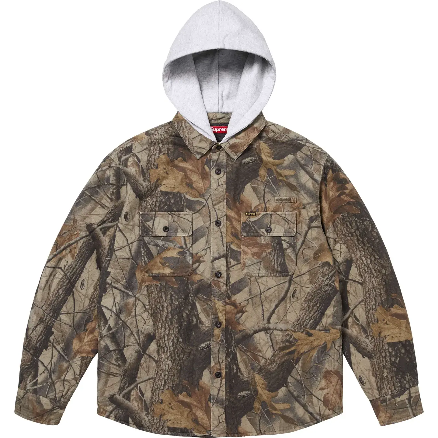 Quilted Lined Hooded Flannel Shirt | Supreme 25ss