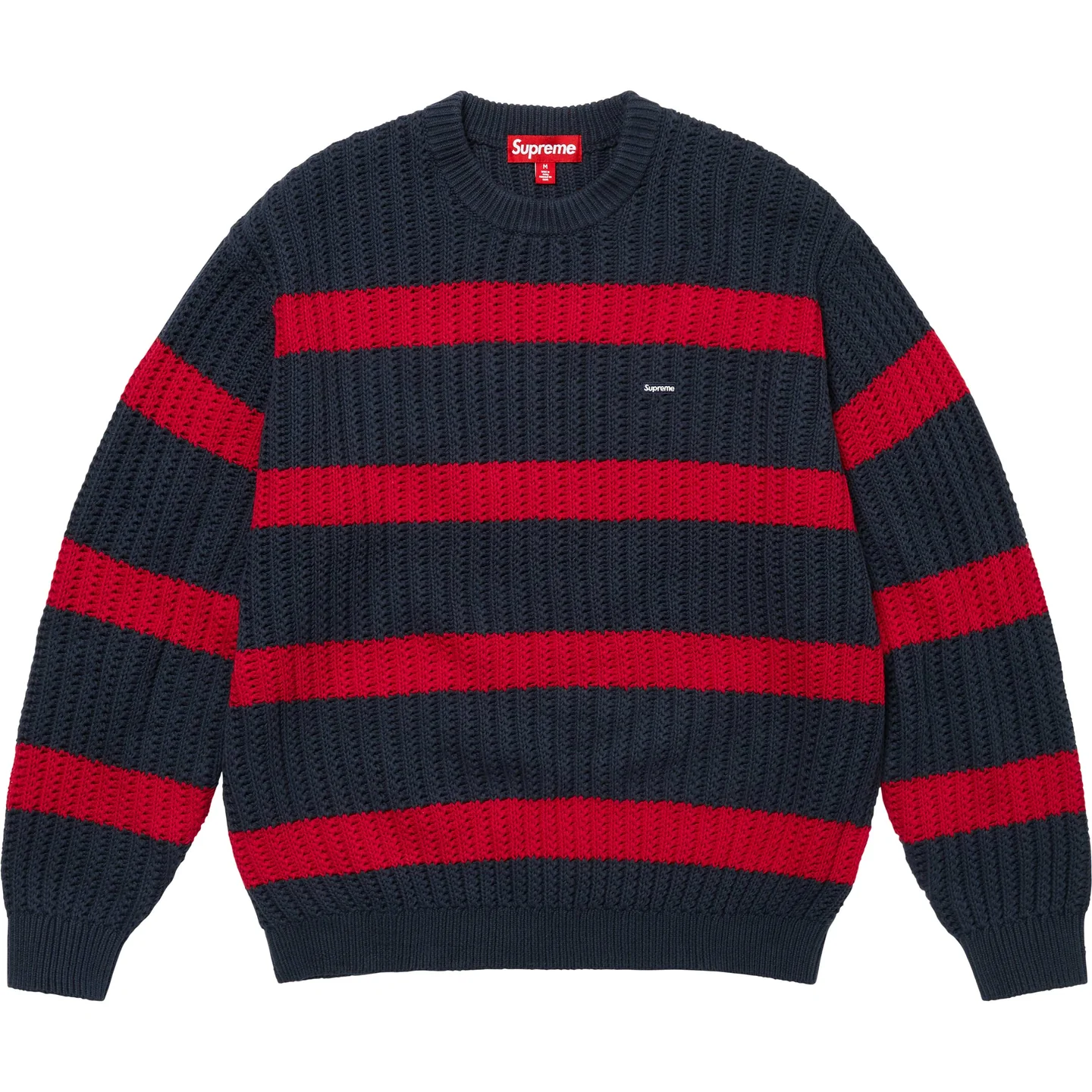 Loose Gauge Stripe Small Box Sweater | Supreme 25ss