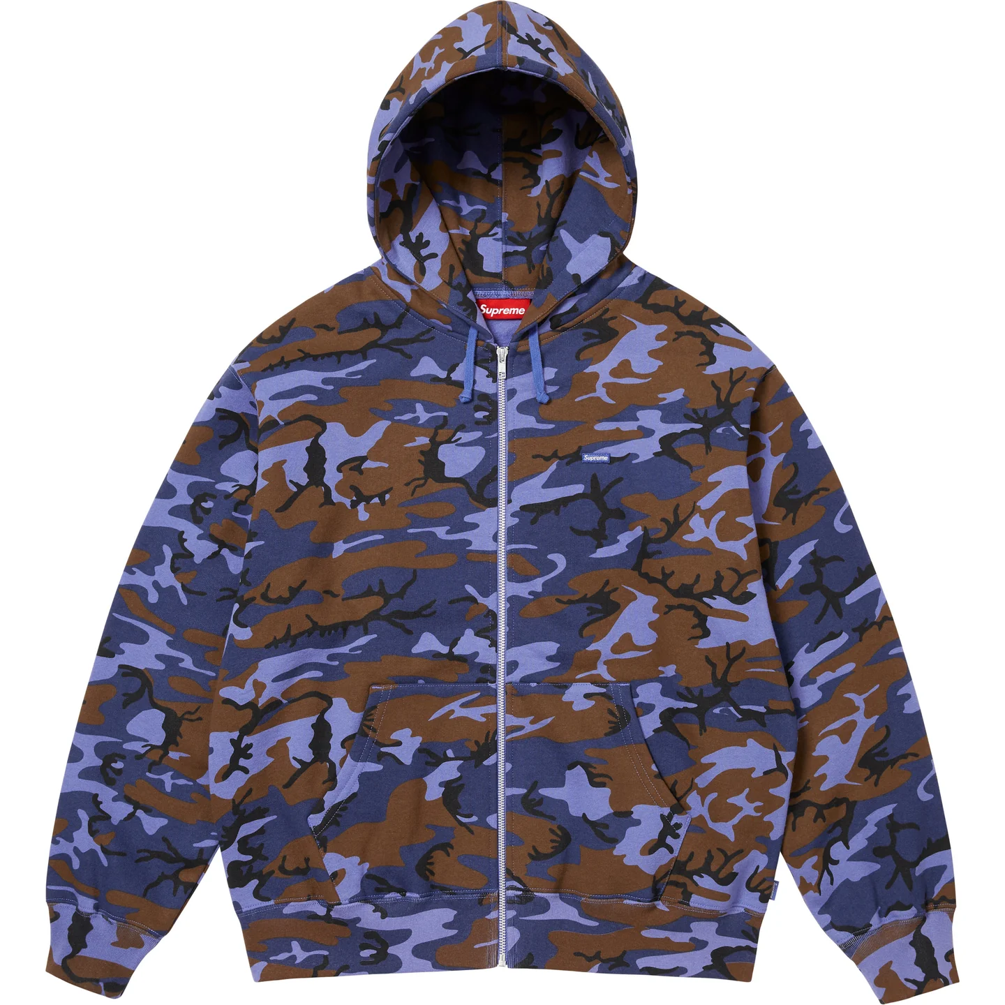 Small Box Zip Up Hooded Sweatshirt | Supreme 25ss
