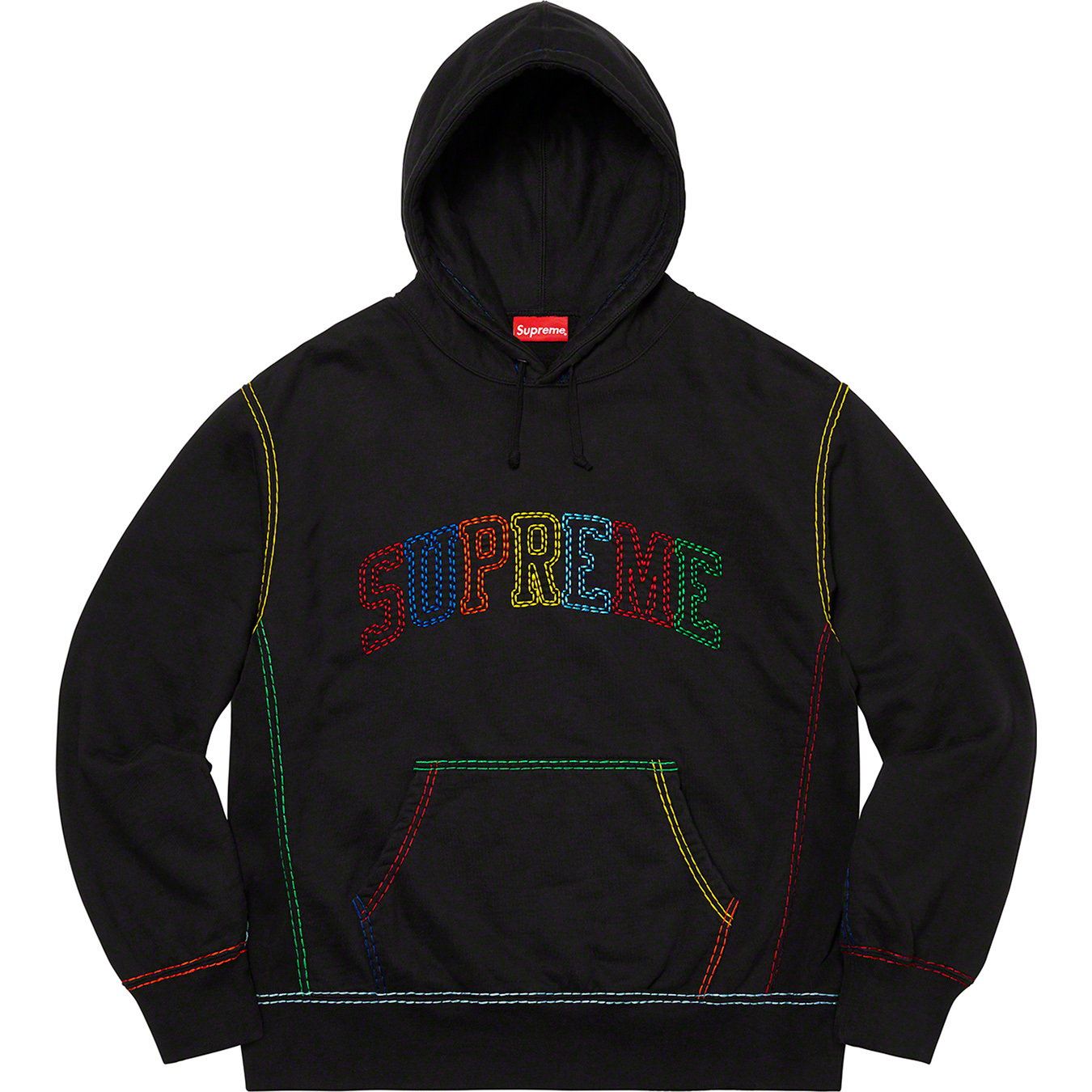 Big Stitch Hooded Sweatshirt | Supreme 20fw