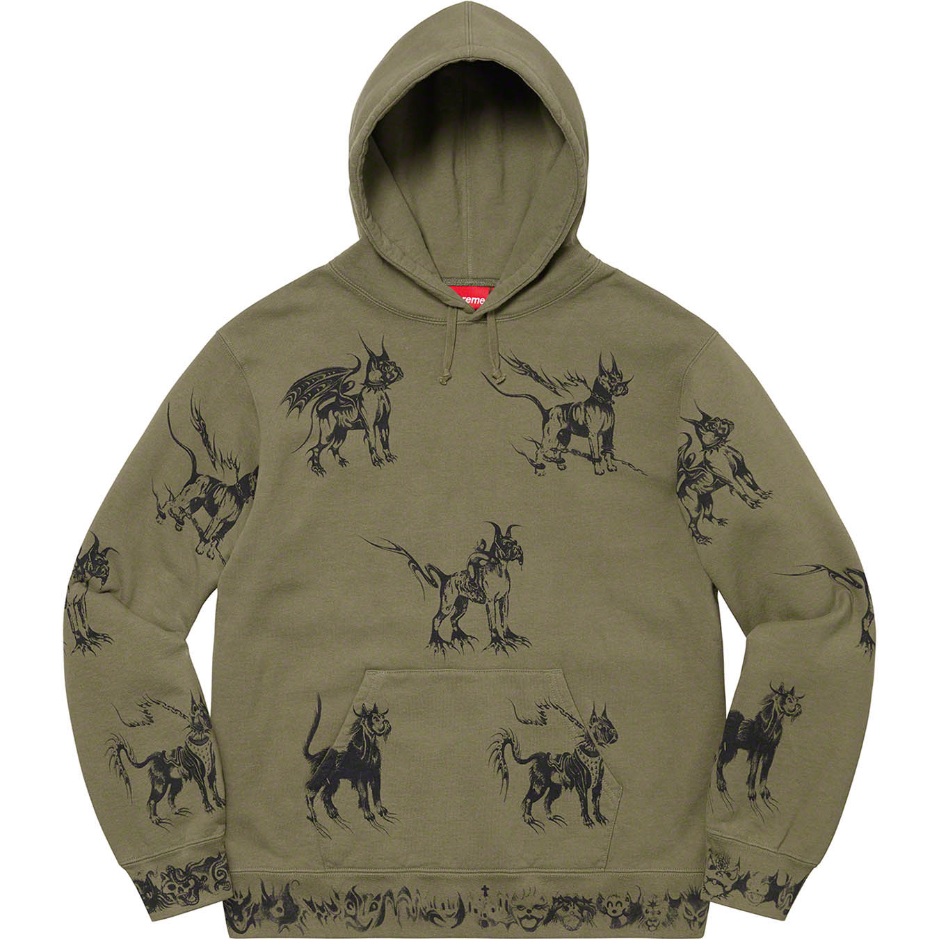 Animals Hooded Sweatshirt | Supreme 20ss