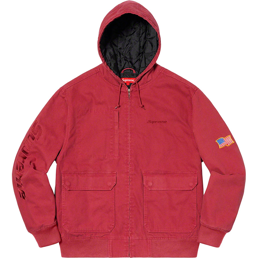 Canvas Hooded Work Jacket | Supreme 20ss