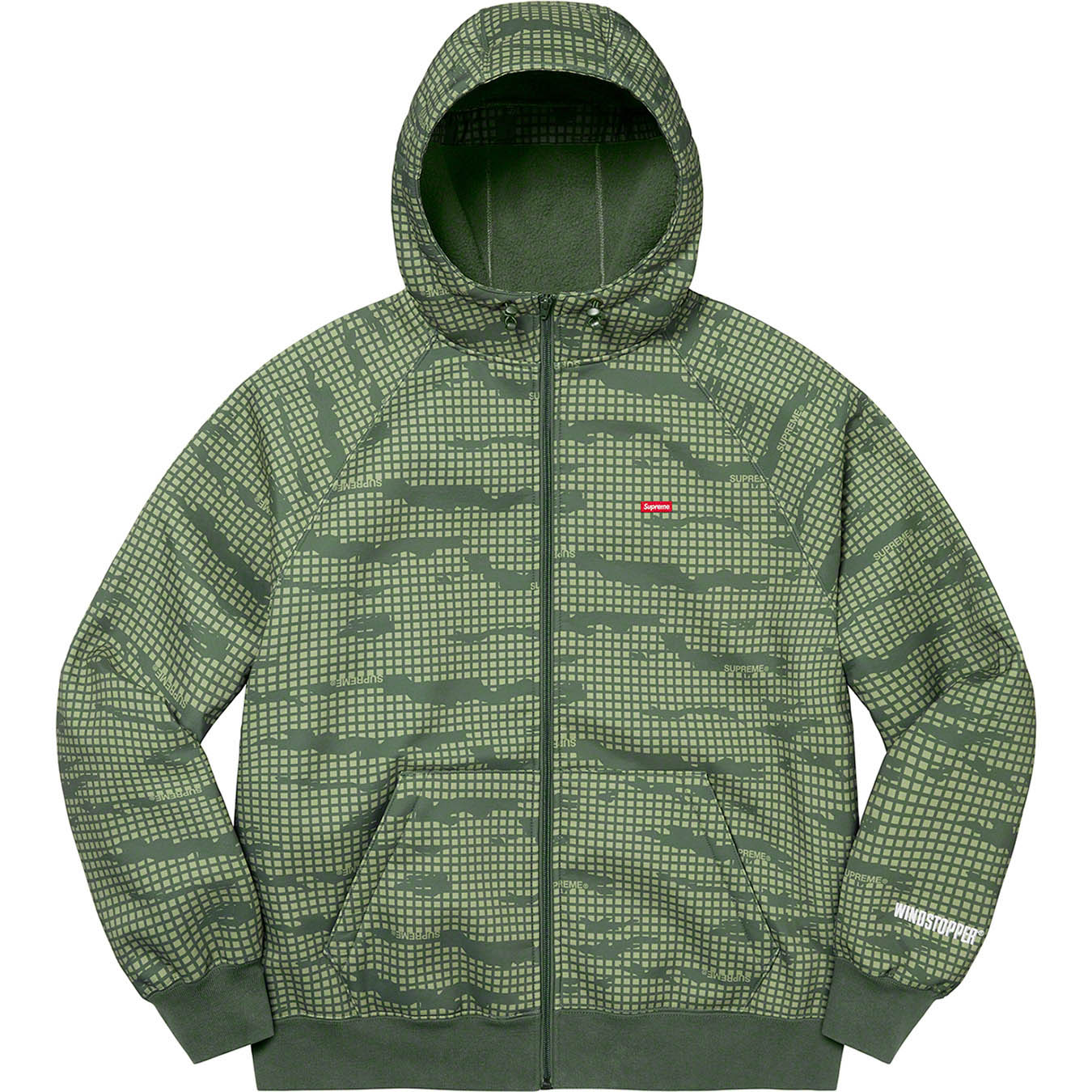WINDSTOPPER® Zip Up Hooded Sweatshirt | Supreme 21fw