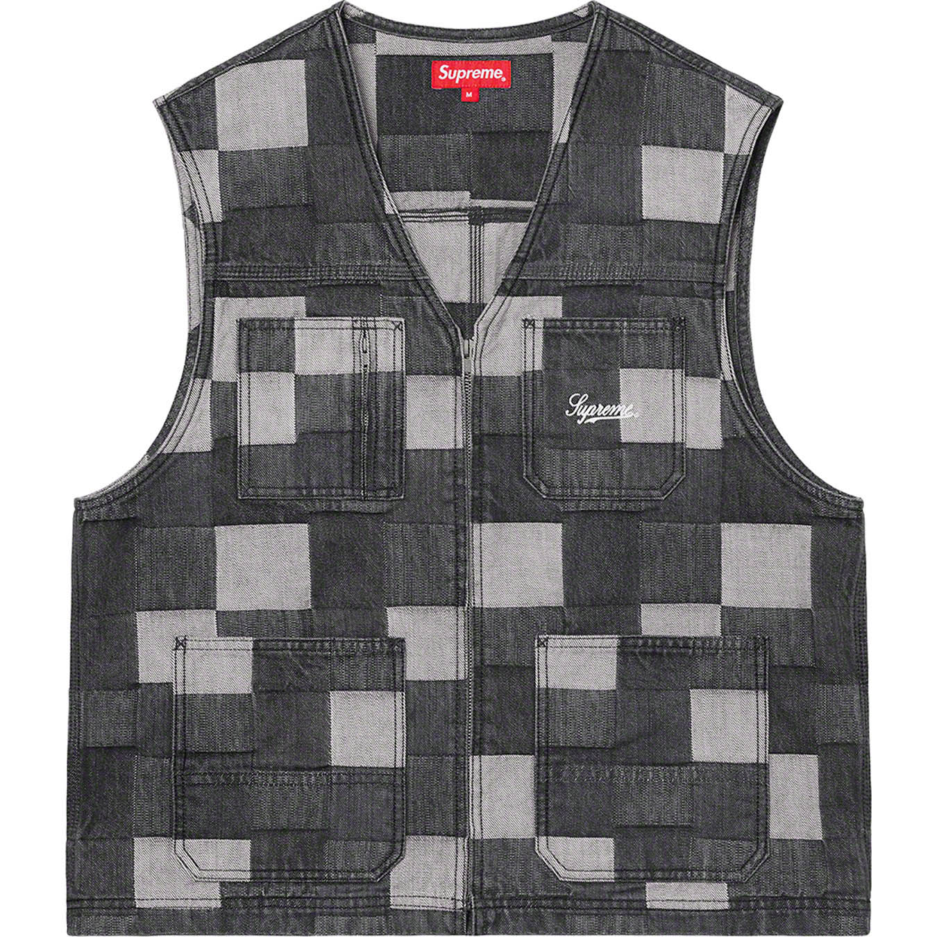 Patched Denim Vest | Supreme 21ss