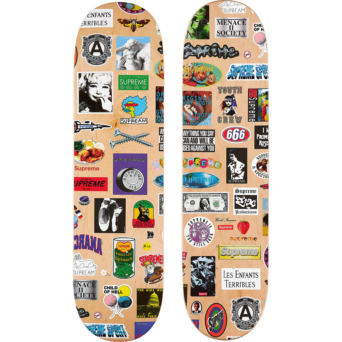 Stickers Skateboard | Supreme 21ss