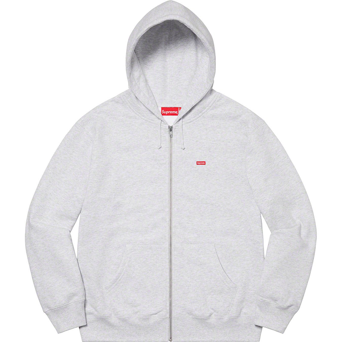 Small Box Zip Up Hooded Sweatshirt | Supreme 21ss