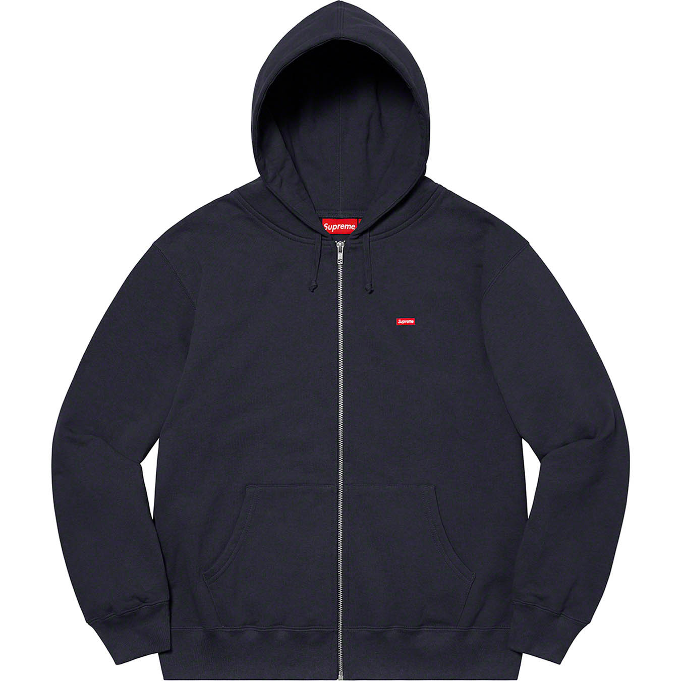 Small Box Zip Up Hooded Sweatshirt | Supreme 21ss