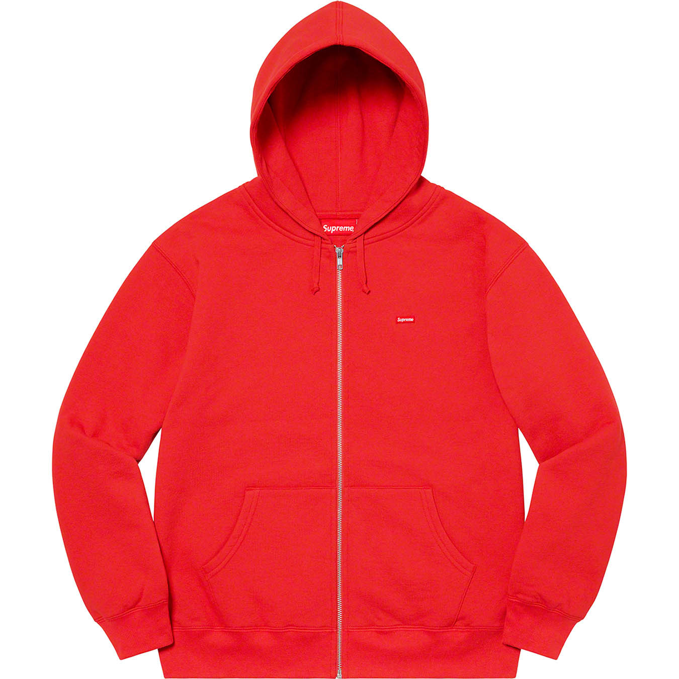Small Box Zip Up Hooded Sweatshirt | Supreme 21ss