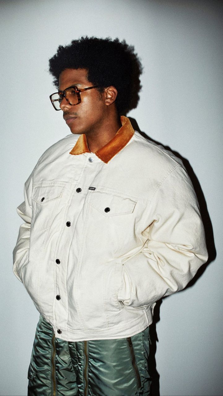 Supreme®/Schott® Canvas Down Trucker Jacket | Supreme 22fw