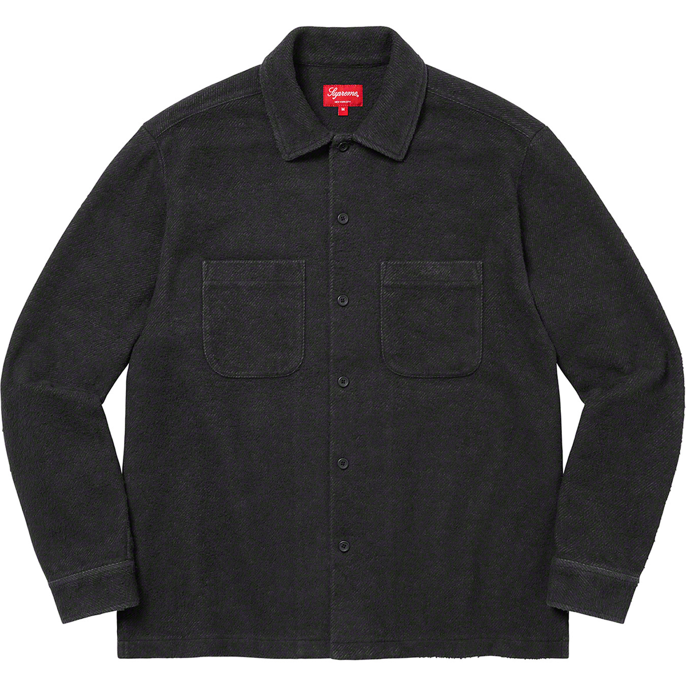 Brushed Flannel Twill Shirt | Supreme 22fw