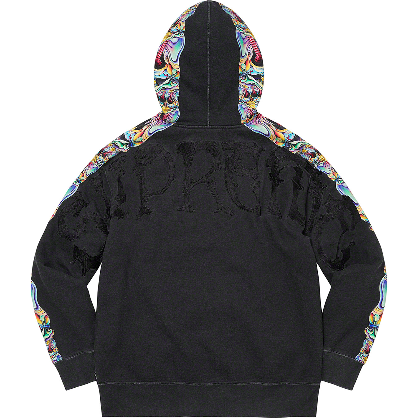 Skulls Zip Up Hooded Sweatshirt | Supreme 22fw