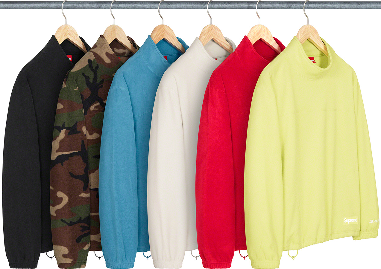 Polartec® Mock Neck Pullover | Supreme 22fw