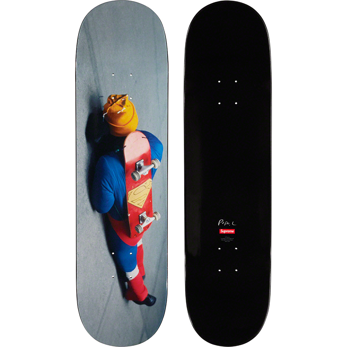 Supreme/Pope.L Great White Way Skateboard | Supreme 22fw