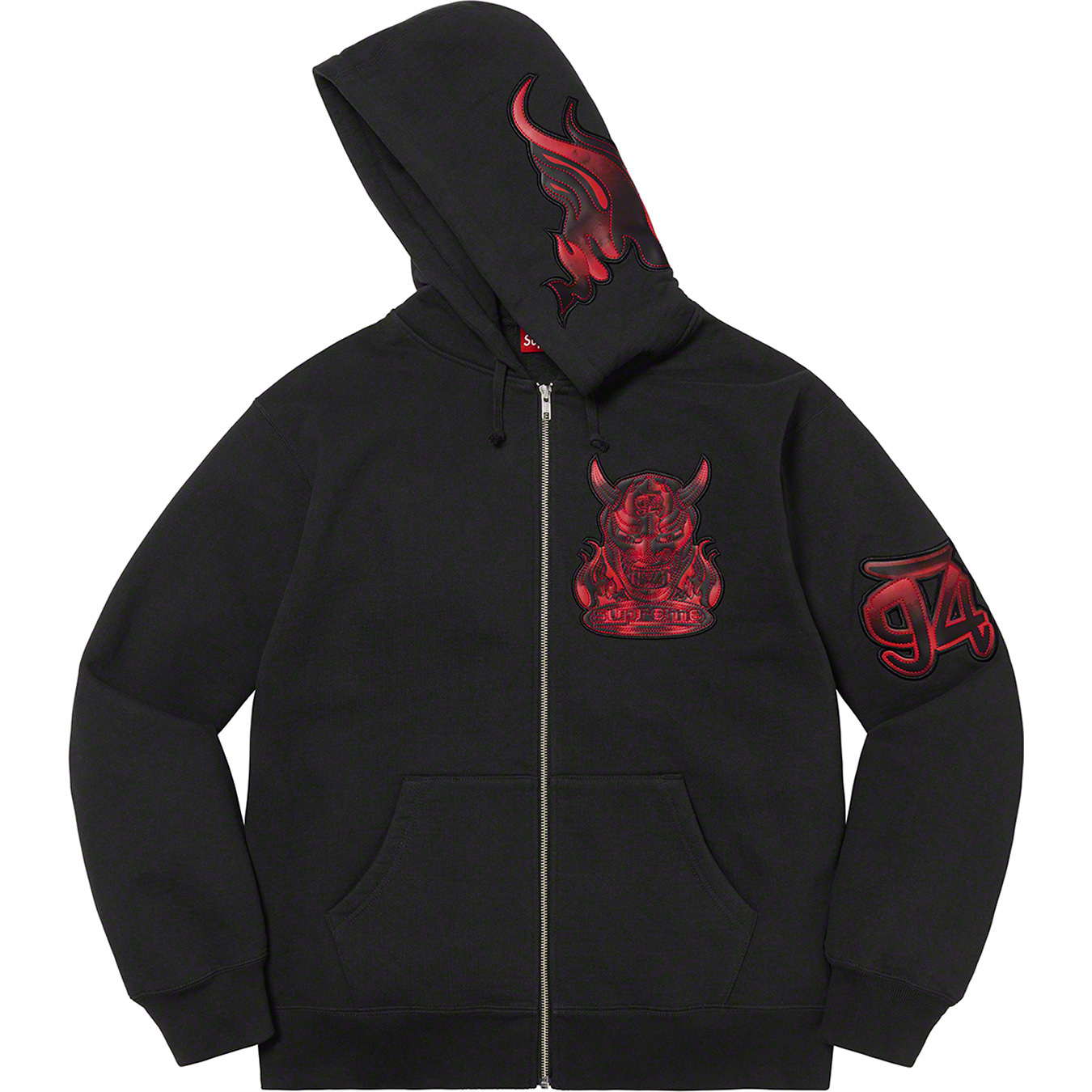 Demon Zip Up Hooded Sweatshirt | Supreme 22ss