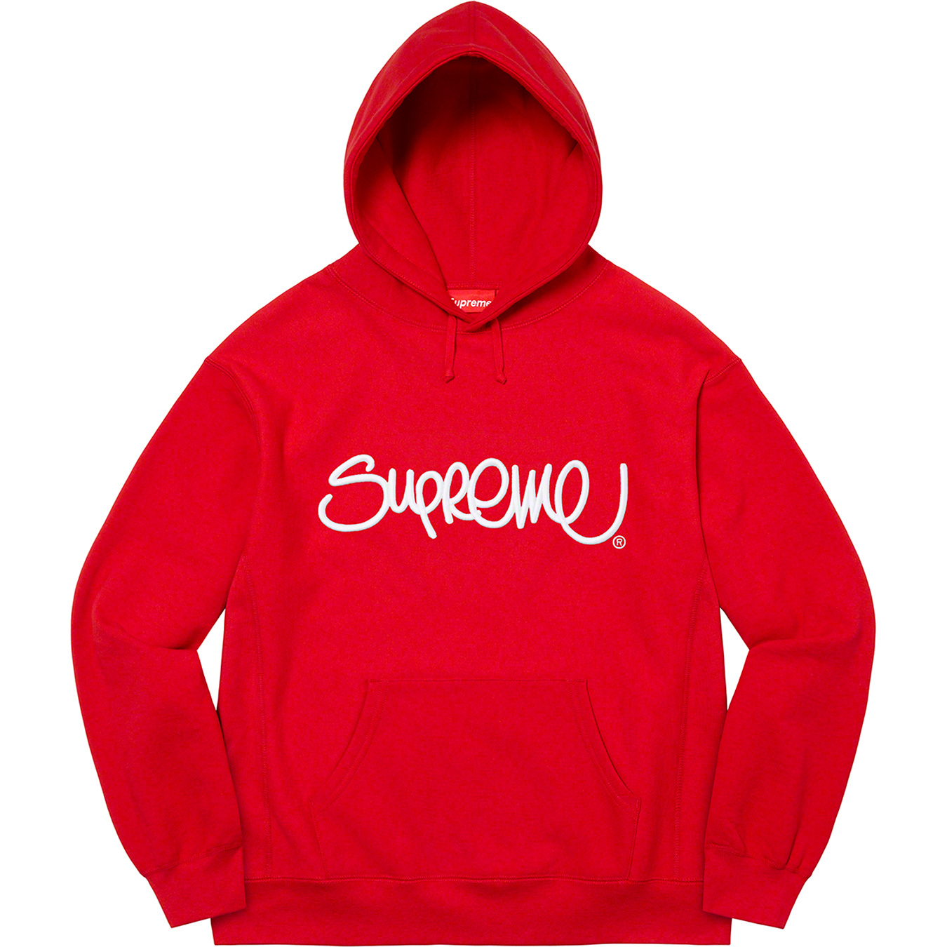 Raised Handstyle Hooded Sweatshirt | Supreme 22ss
