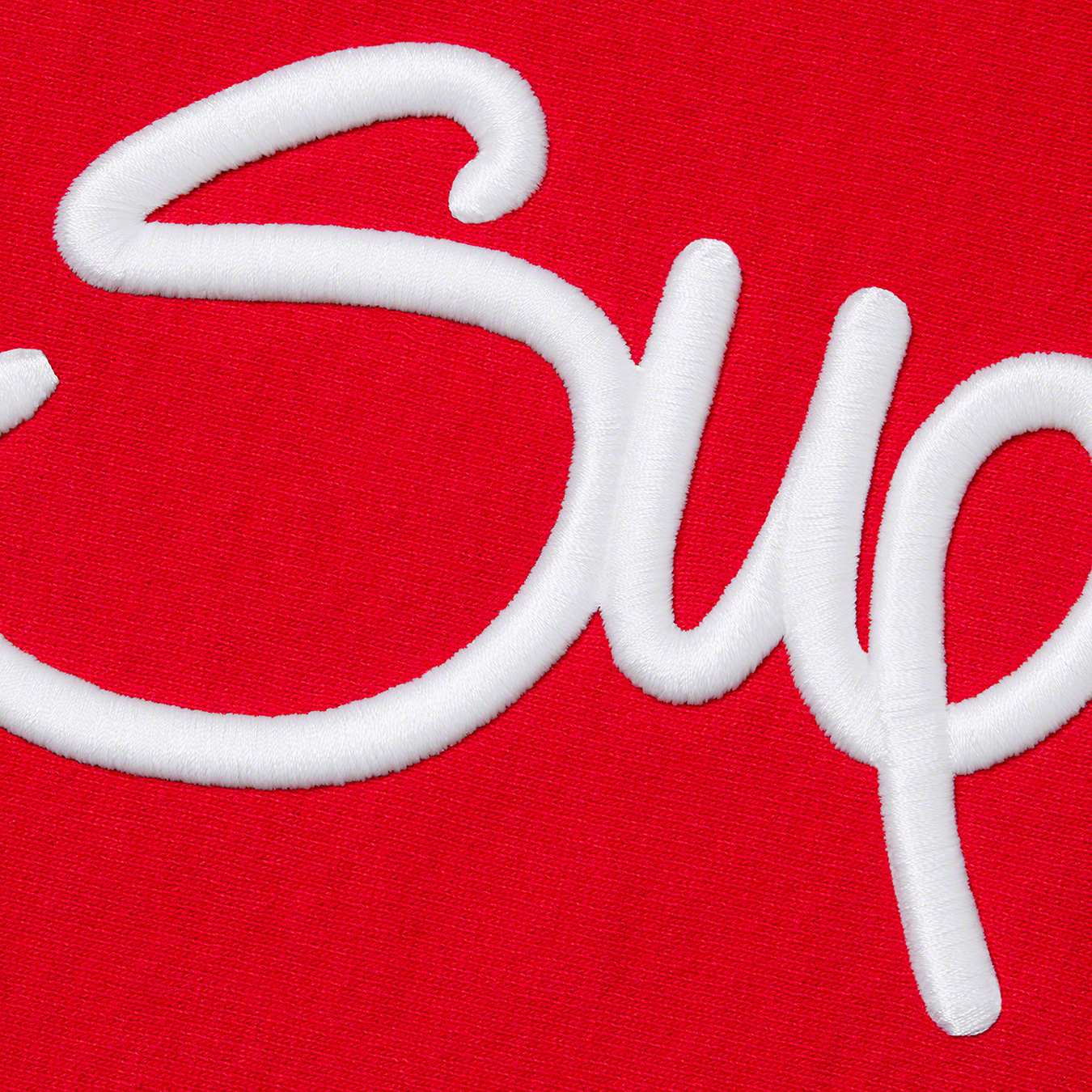 Raised Handstyle Hooded Sweatshirt | Supreme 22ss