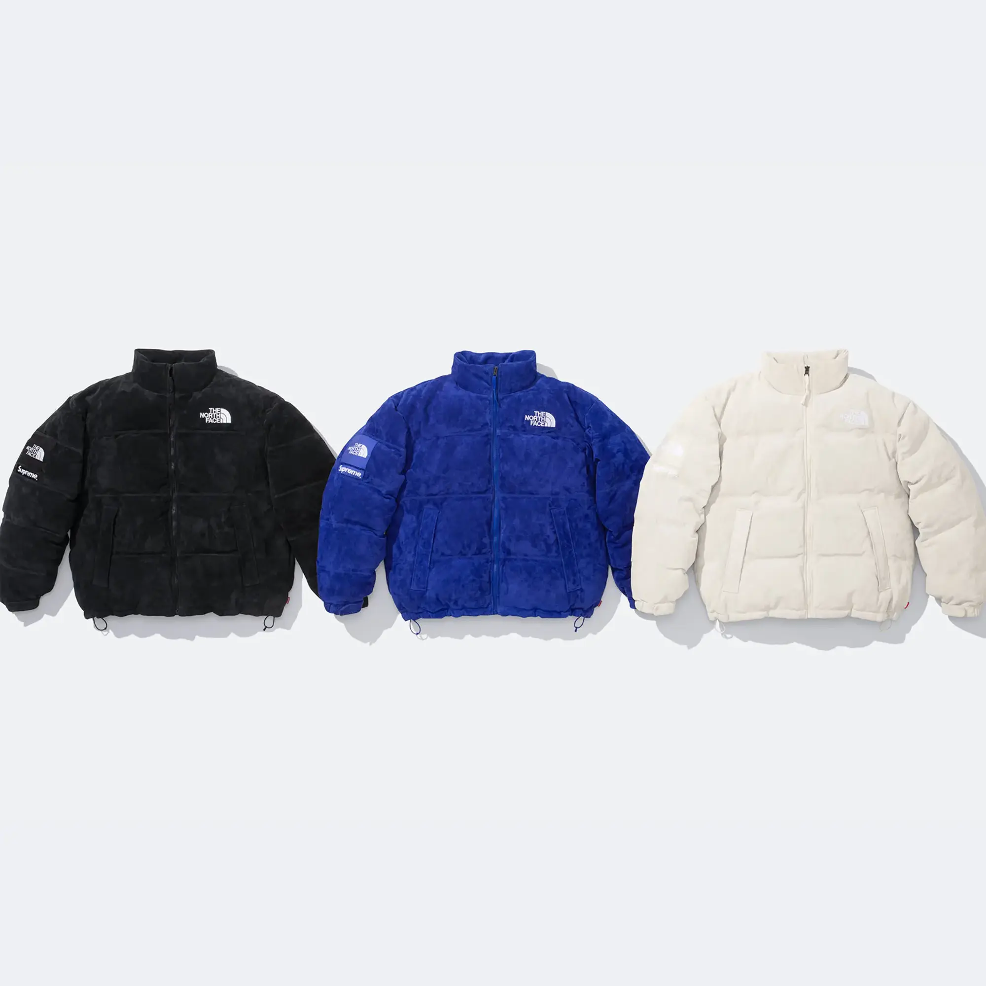 Supreme®/The North Face® Suede Nuptse Jacket | Supreme 23fw