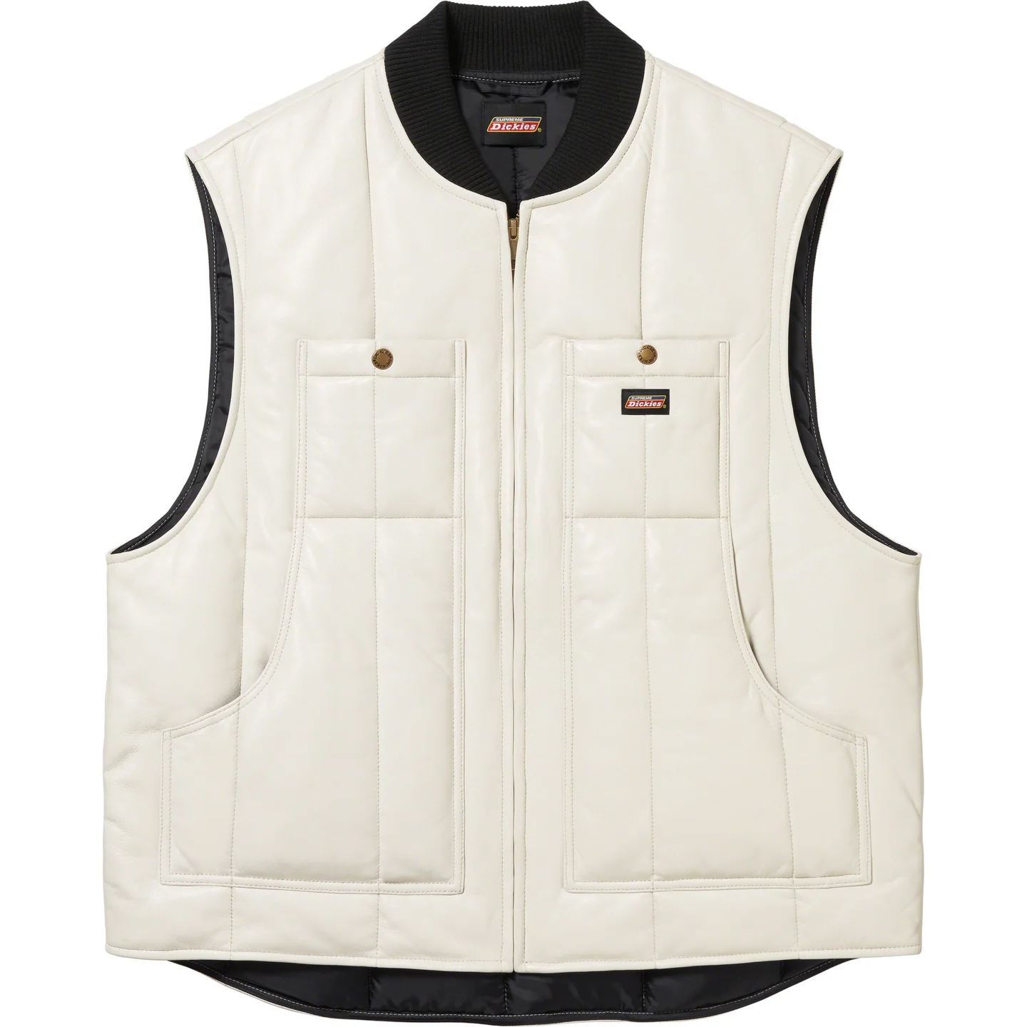 Supreme®/Dickies® Leather Work Vest | Supreme 23fw