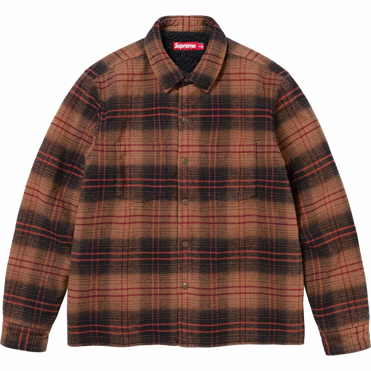 Lined Flannel Snap Shirt | Supreme 23fw