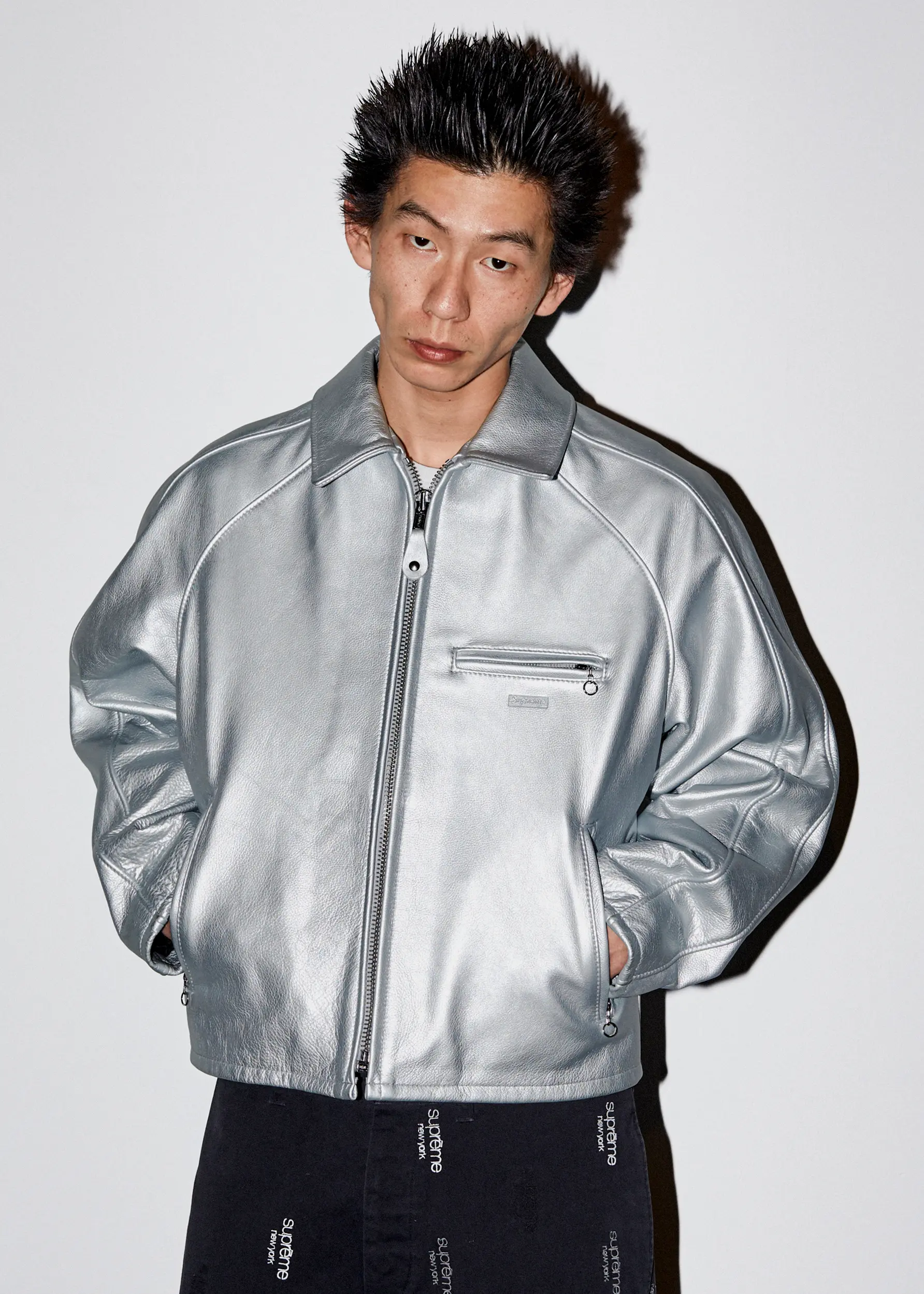 Supreme®/Schott® Leather Racer Jacket | Supreme 23ss