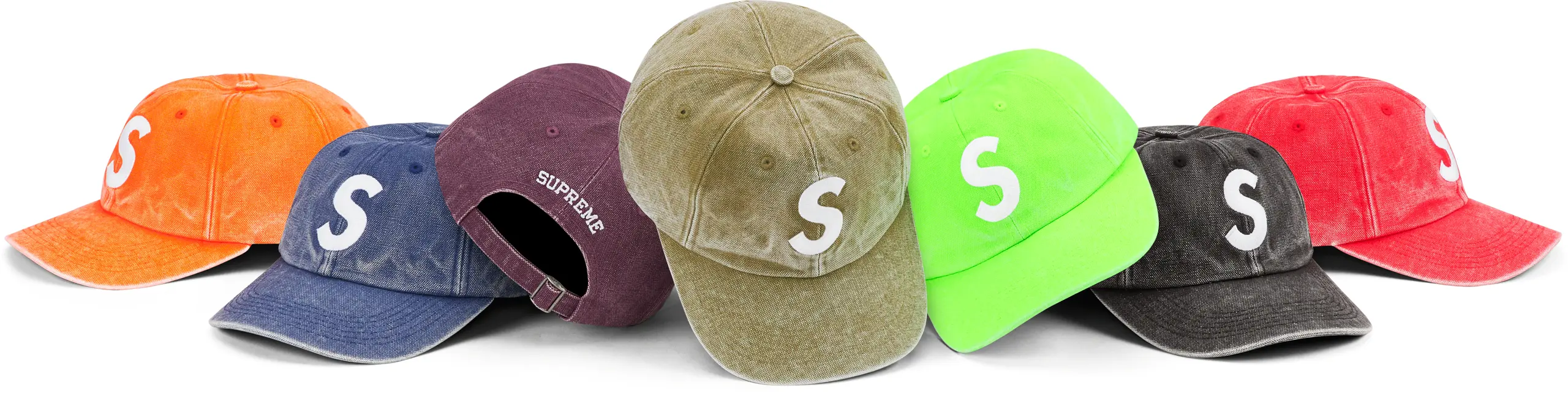 Pigment Canvas S Logo 6-Panel | Supreme 23ss