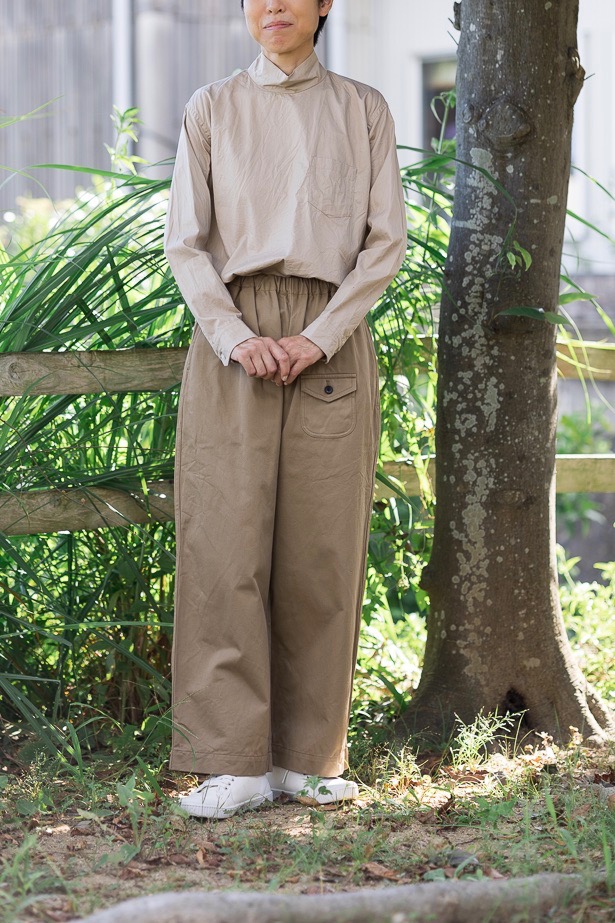 ゴーシュのカツラギワイドパンツ - SUSCON + RUSTIC HOUSE ONLINESTORE