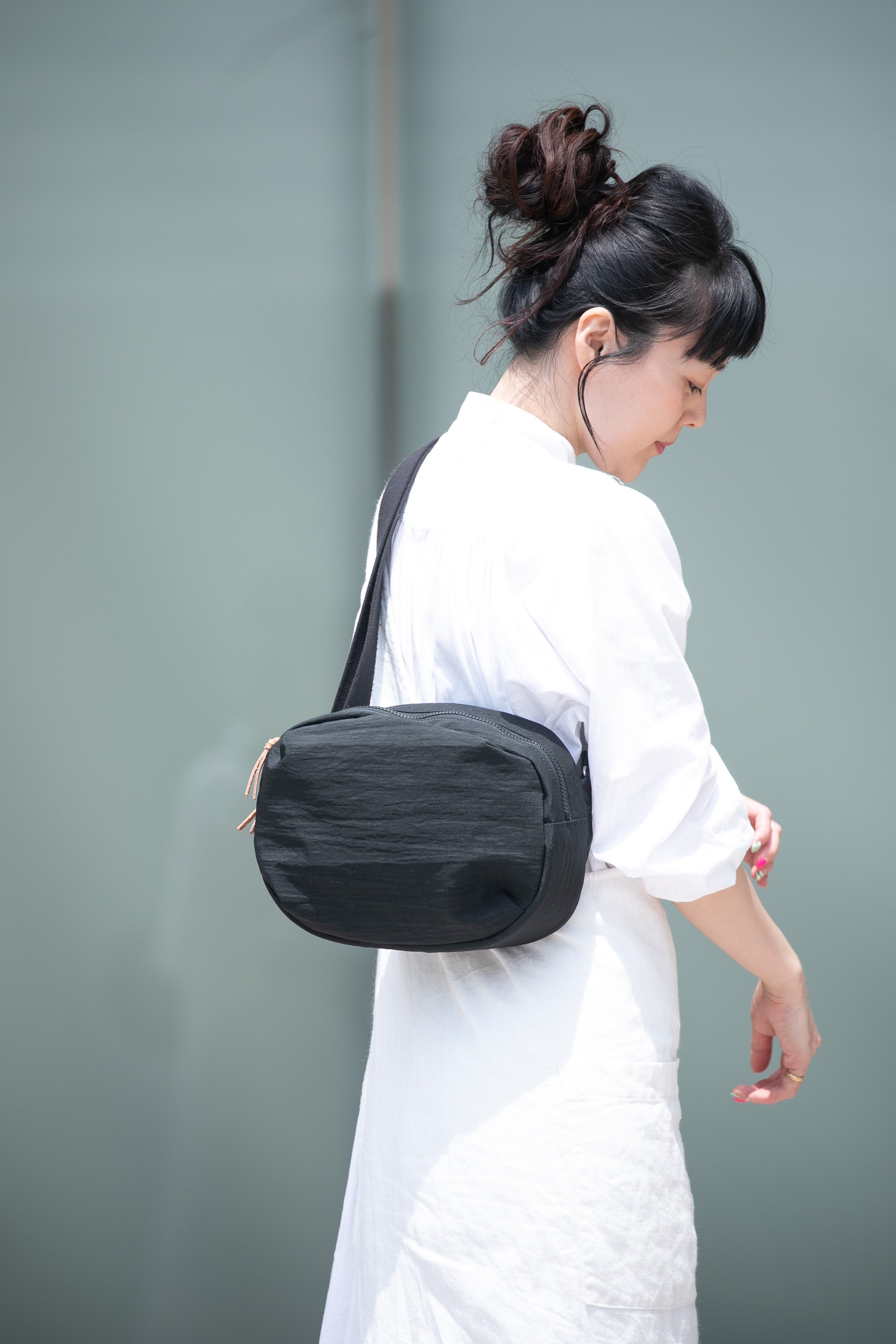 NIZYU KANO FUKUI SIWAナイロンボディバッグM